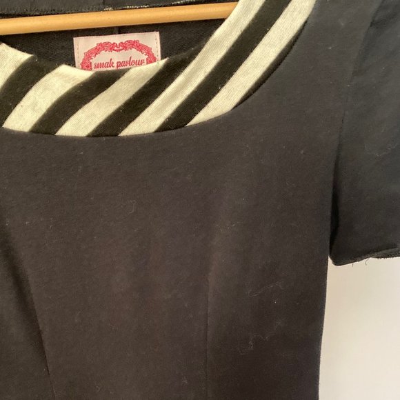 Smak Parlour Knit tunic dress black, size Large - Picture 5 of 7